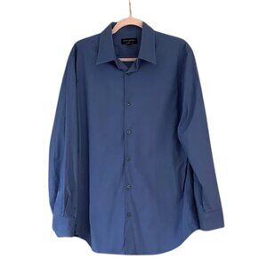 Banana Republic Men’s Slate Blue Button-Down Dress Shirt